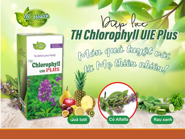 Thuc pham bao ve suc khoe TH Chlorophyll UIE PLUS